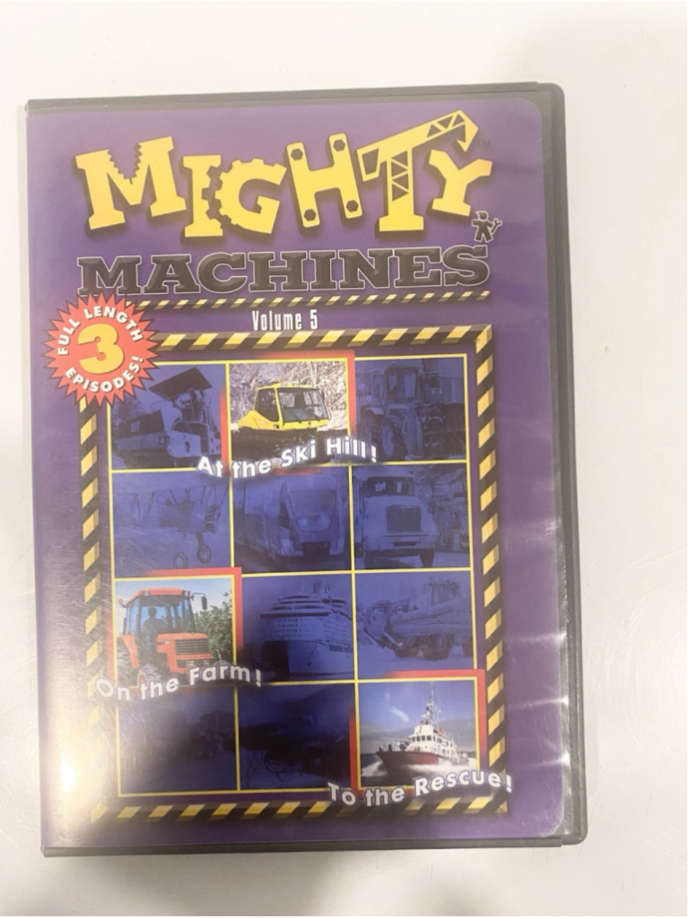 Mighty Machines Volume 5 DVD 2005 Ski Hill Farm Rescue Kids TV Canada
